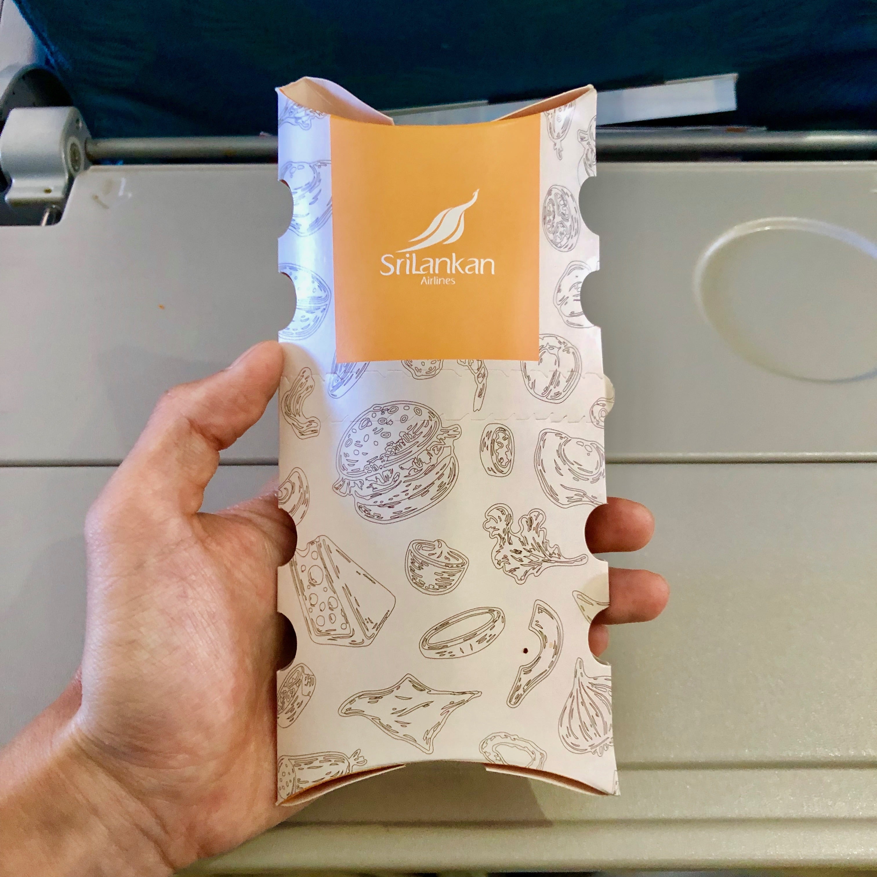 スリランカ航空　機内食①