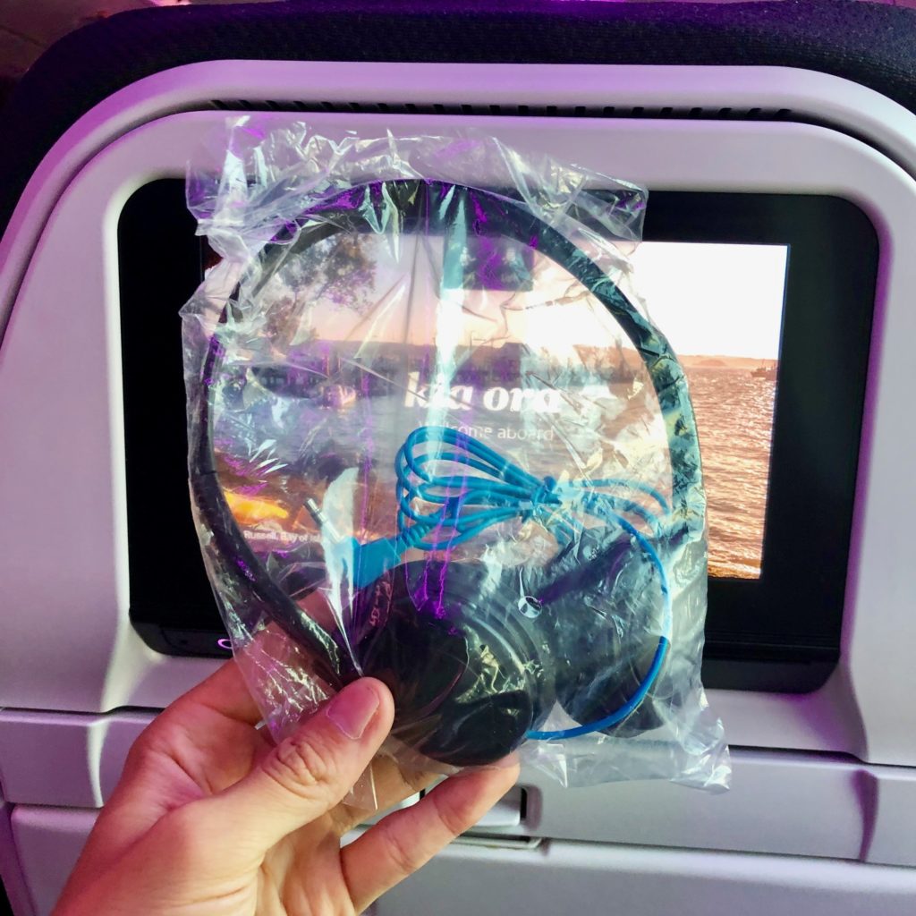 ニュージーランド航空　イヤホン
