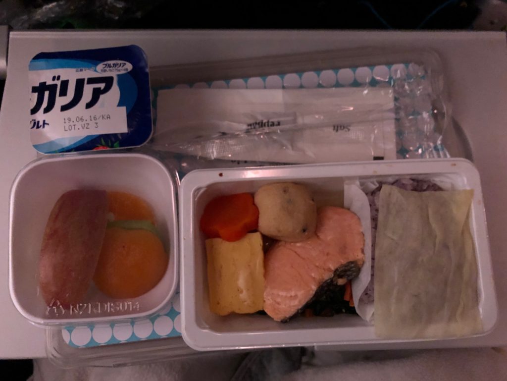 ニュージーランド航空　朝食