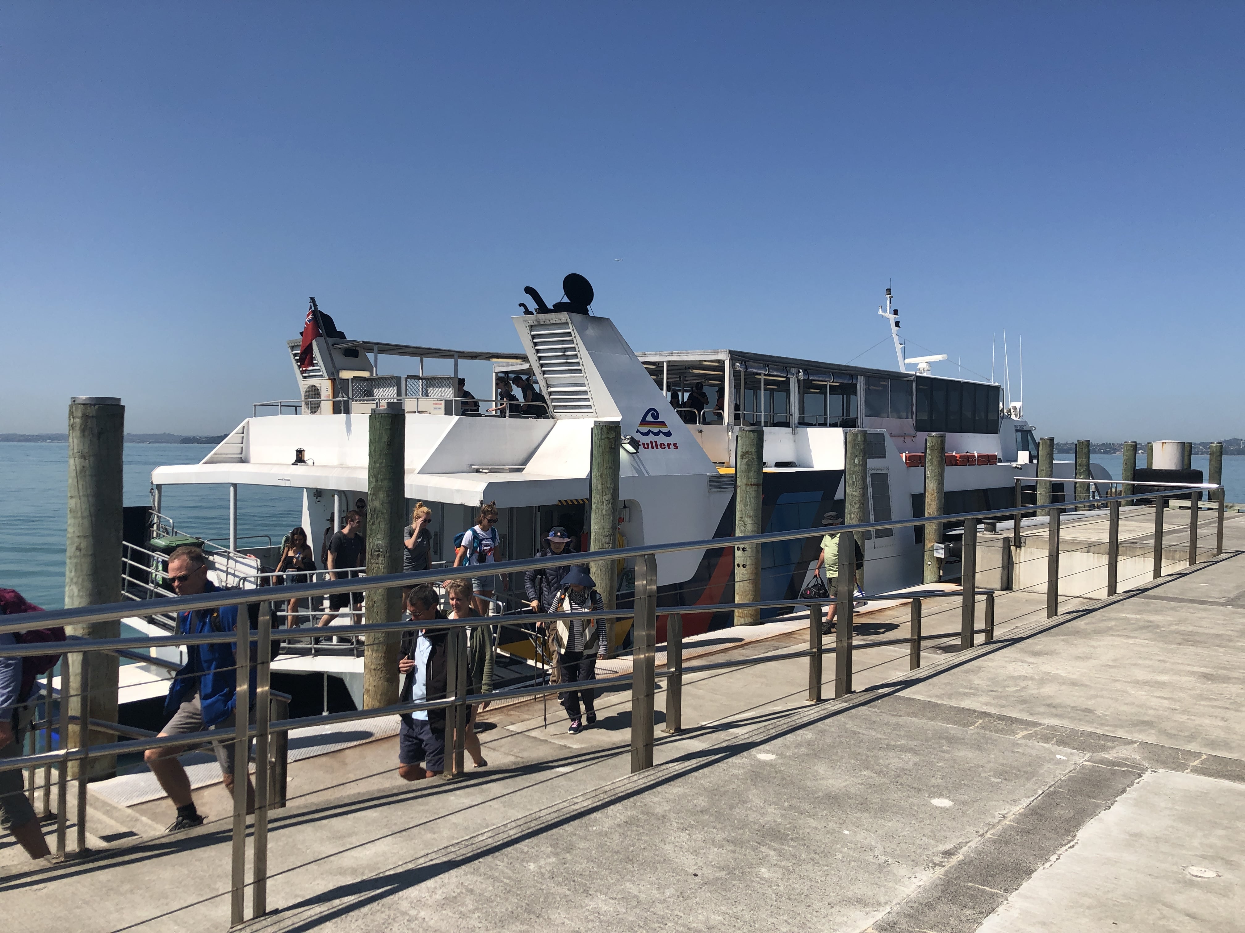 ランギトト島 船着場