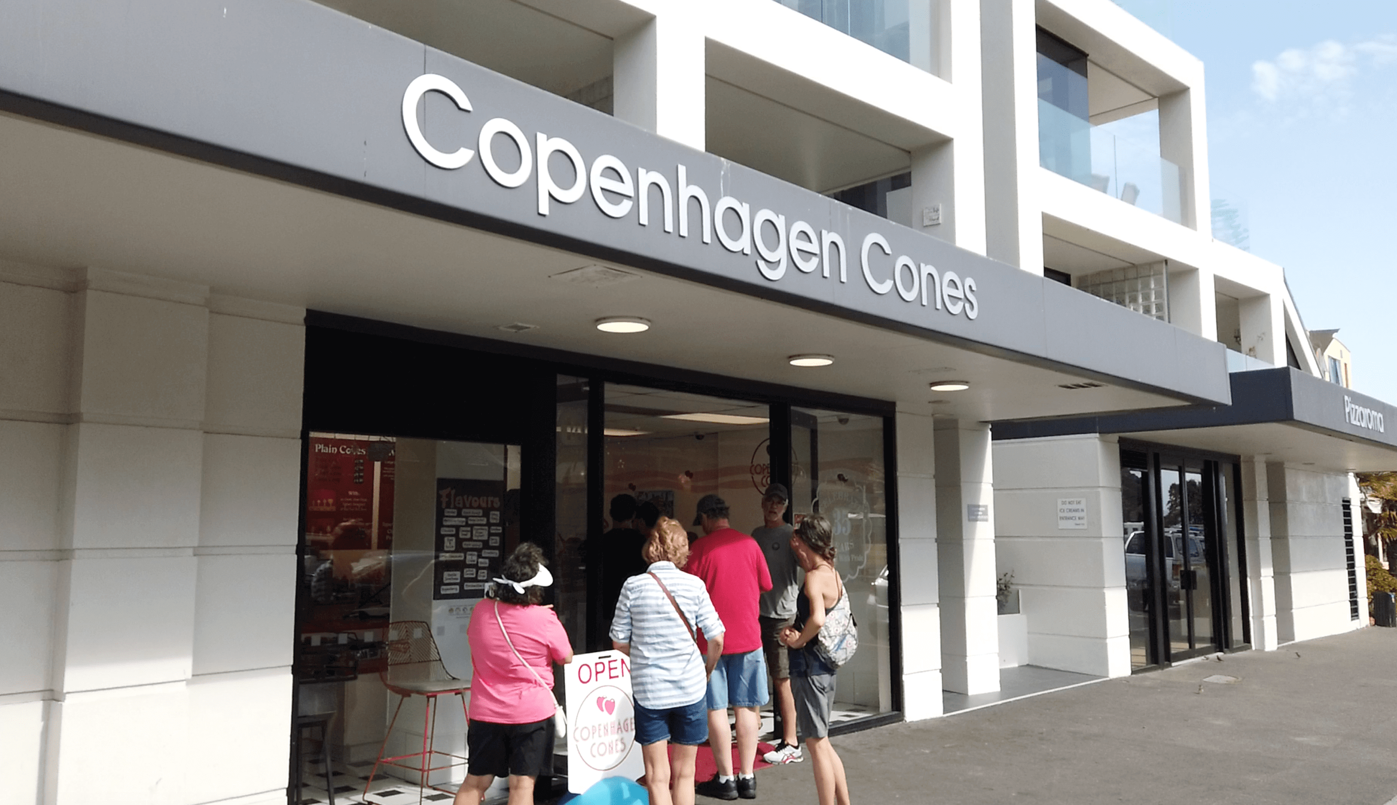 マウントマウンガヌイ　アイス屋さん