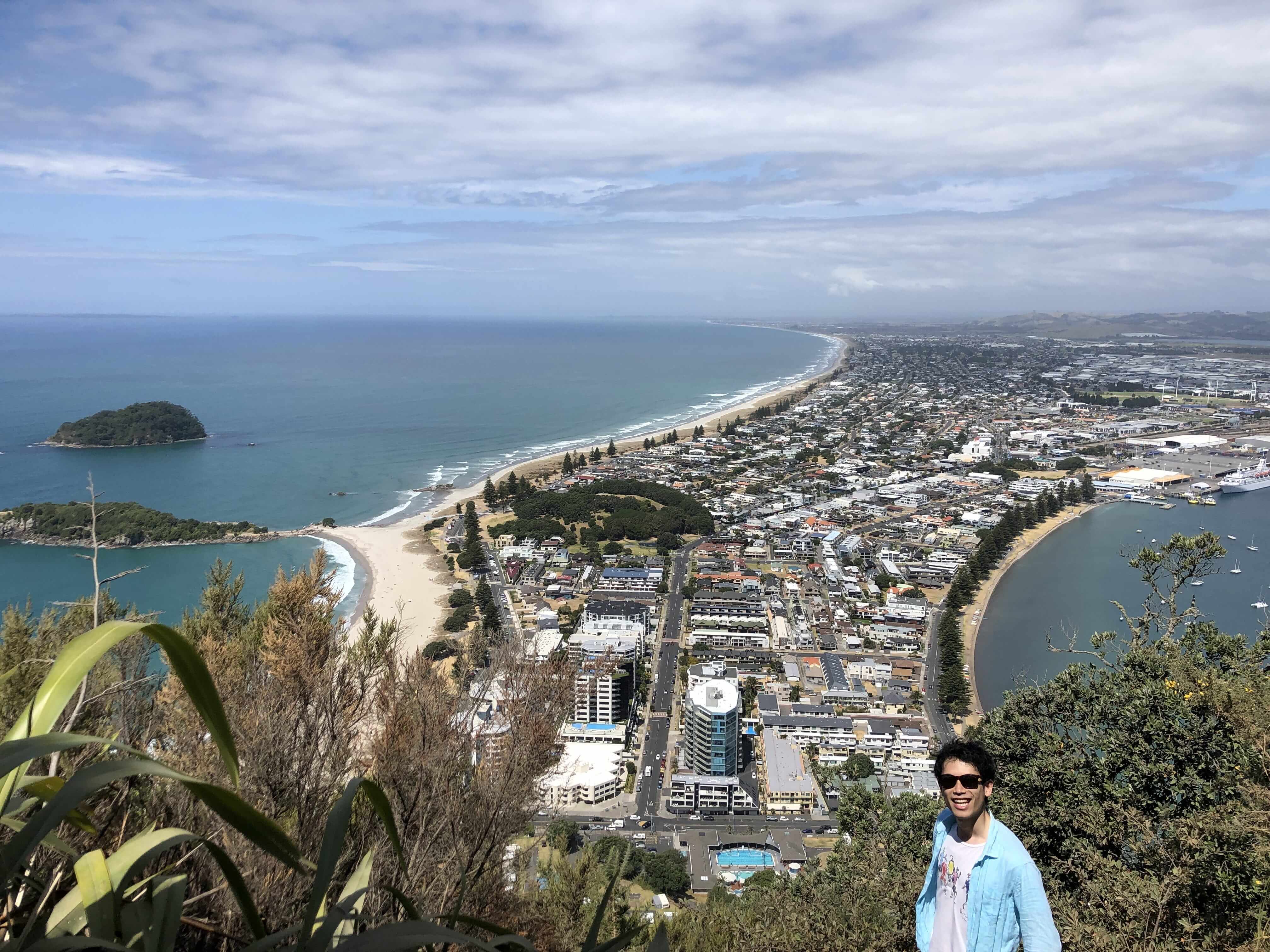 マウントマウンガヌイの景色