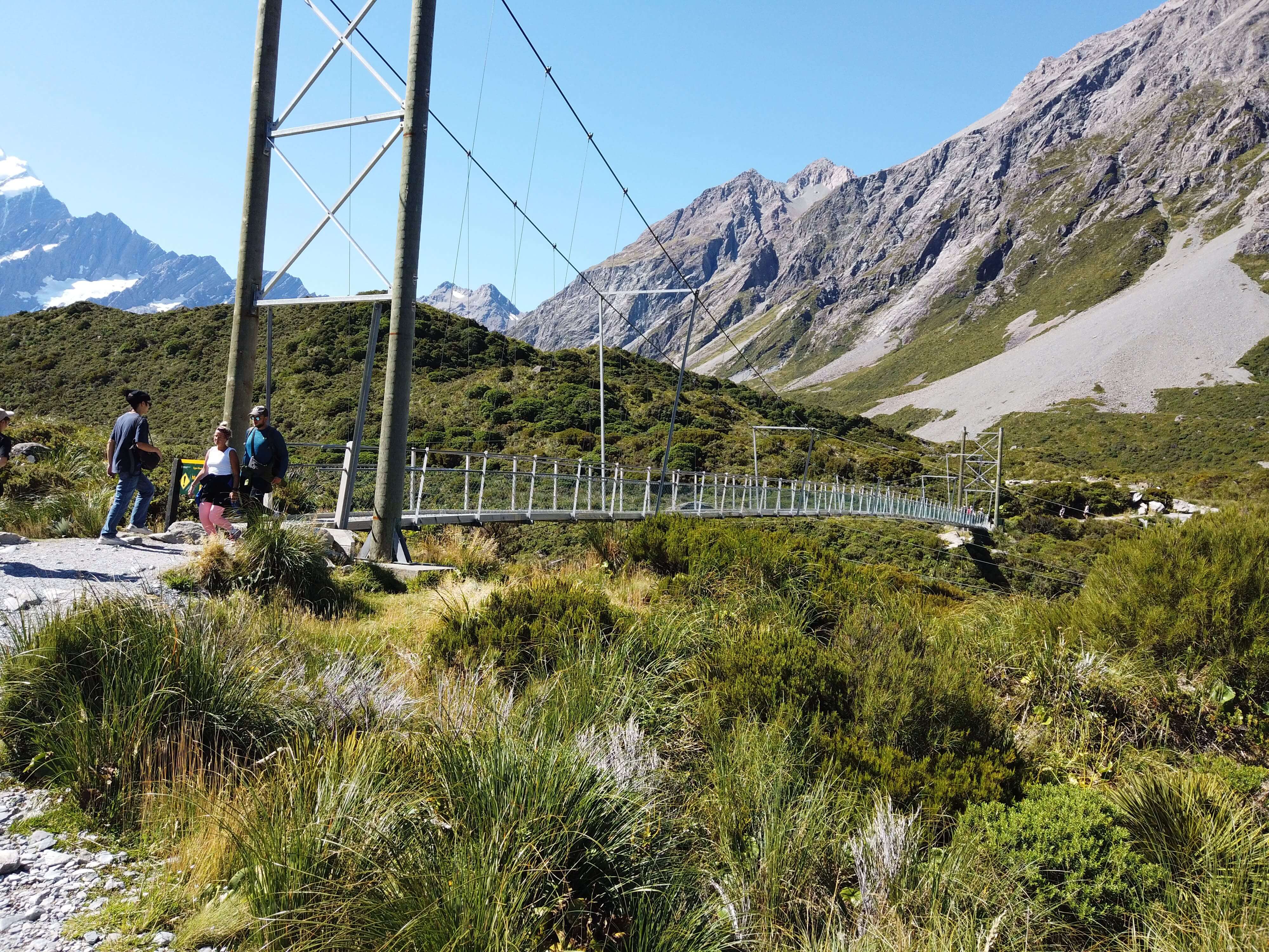 フッカーバレーコースの橋