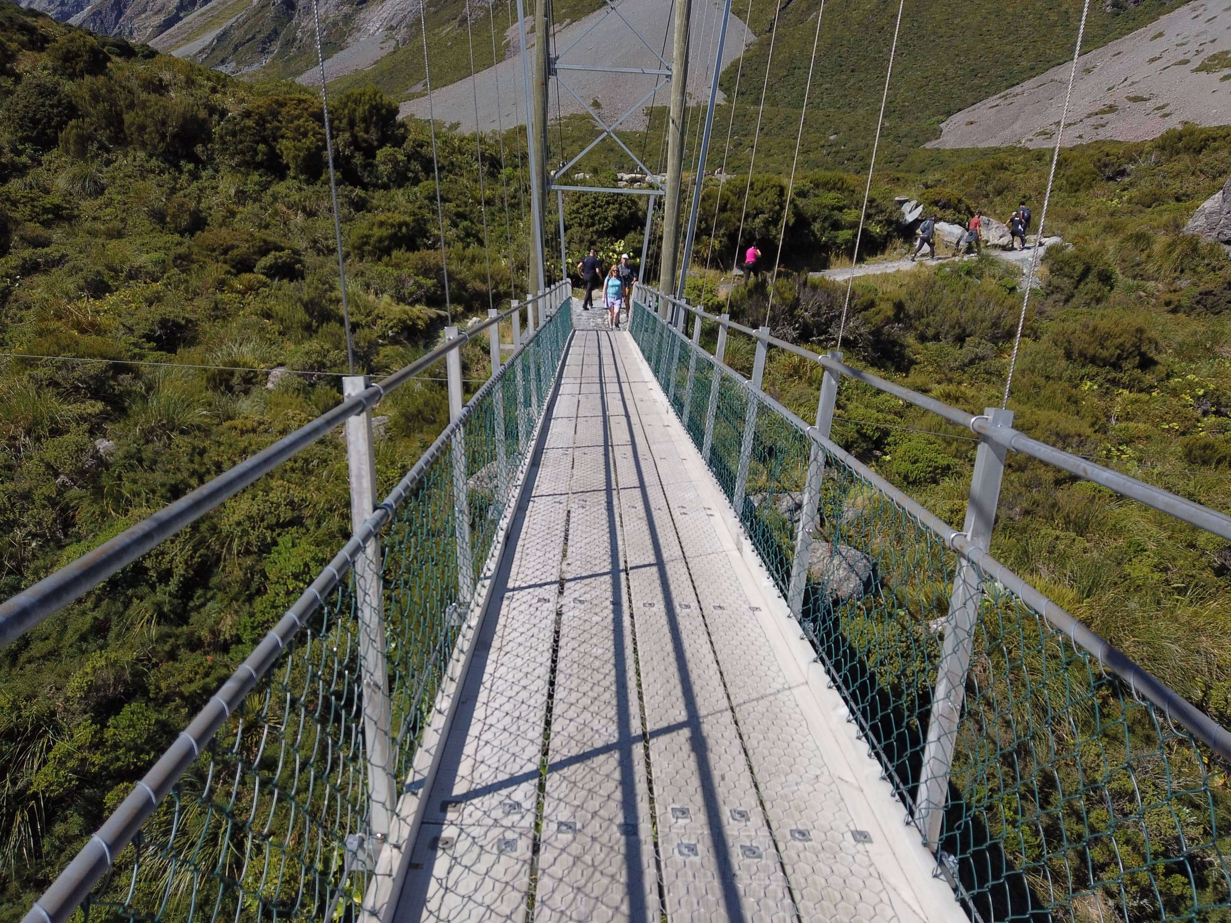 フッカーバレーコースの橋