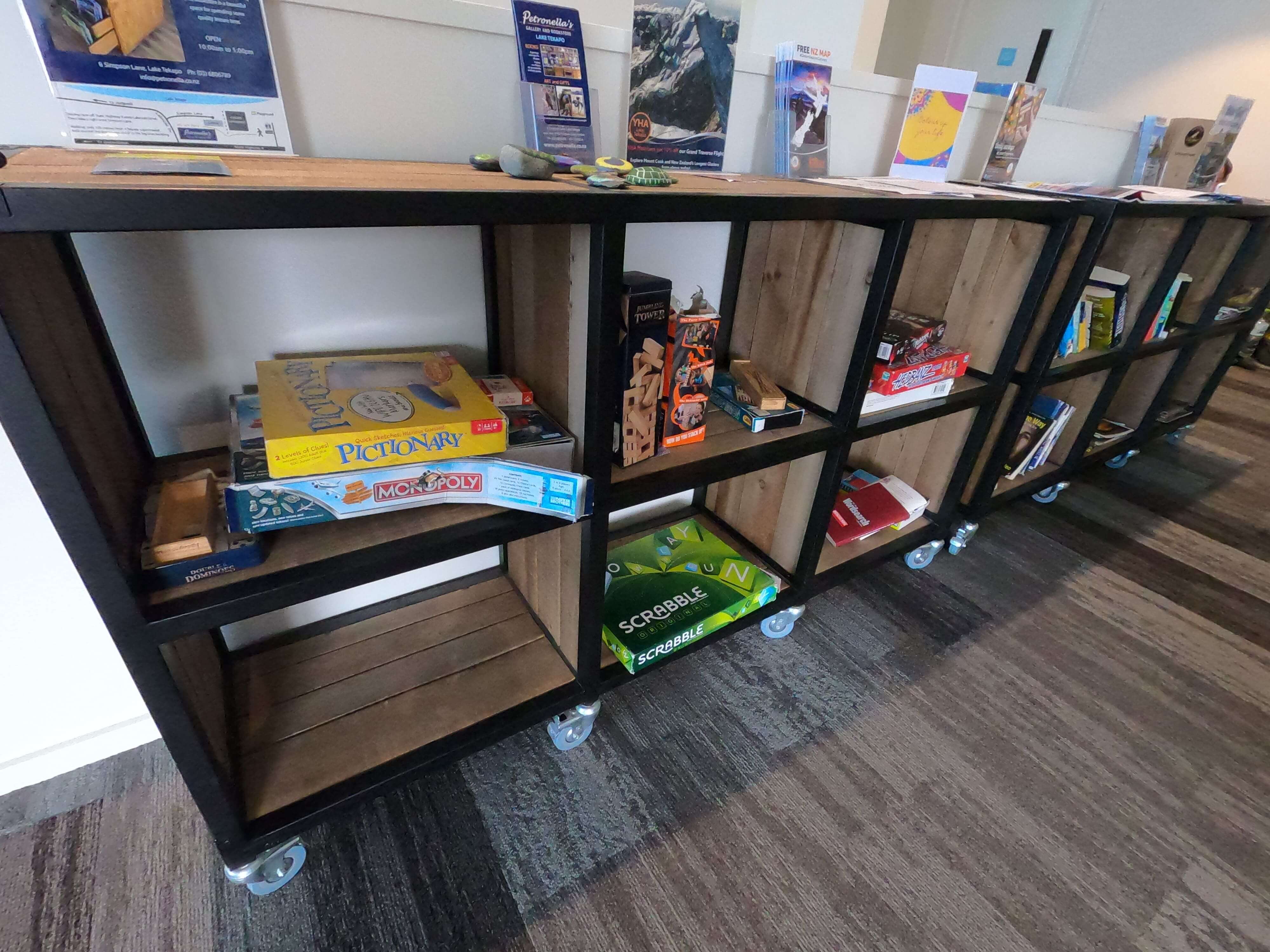 YHA Lake Tekapo ボードゲーム