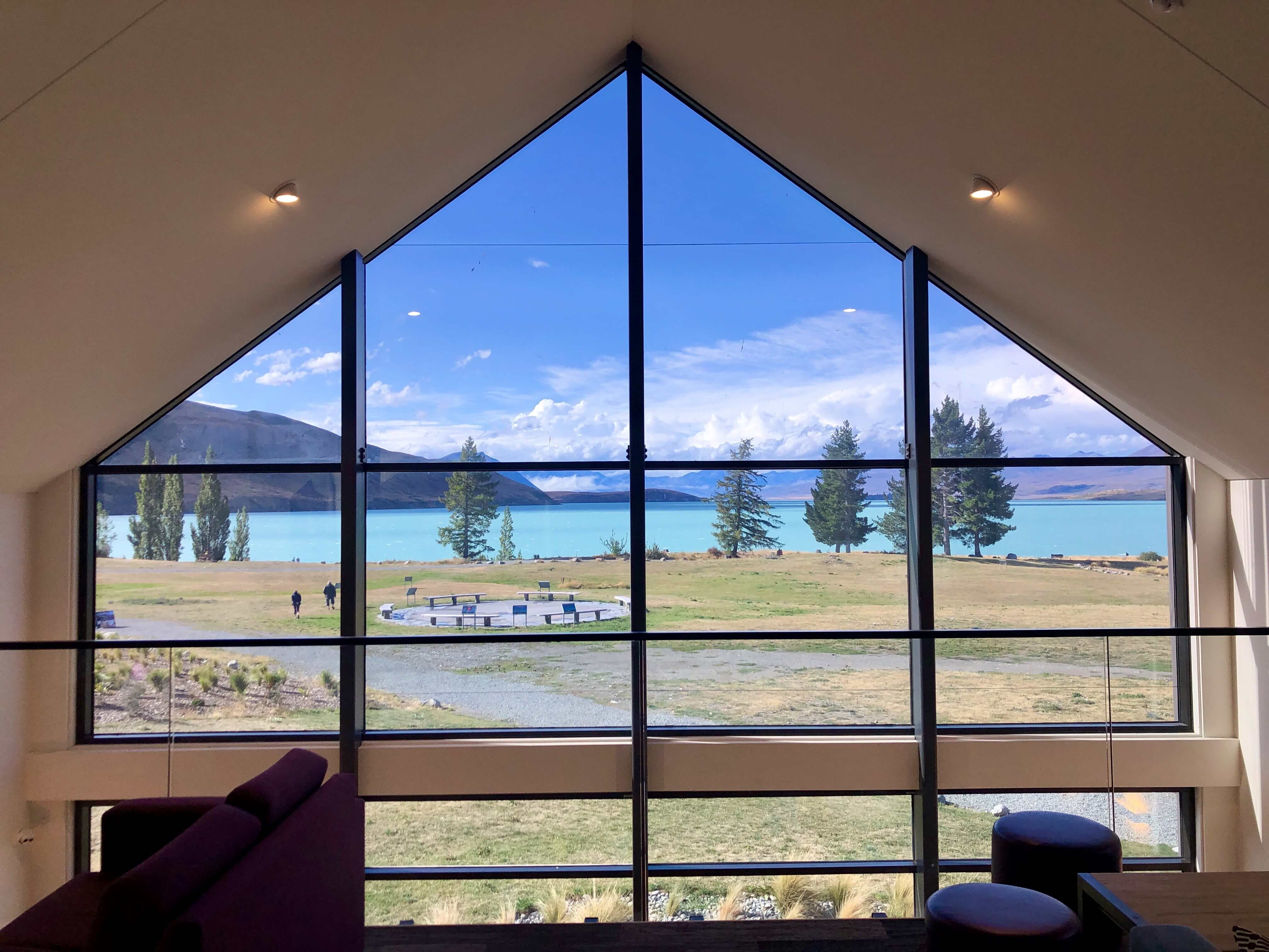 YHA Lake Tekapo 2階ラウンジ