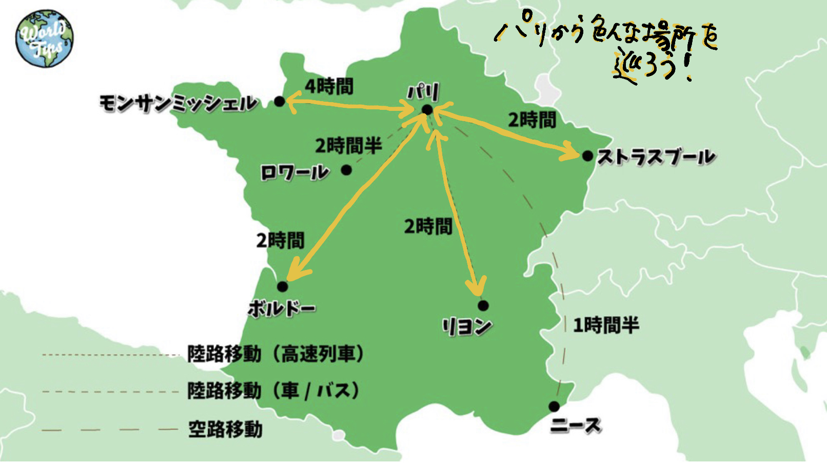 フランス新婚旅行モデルプラン