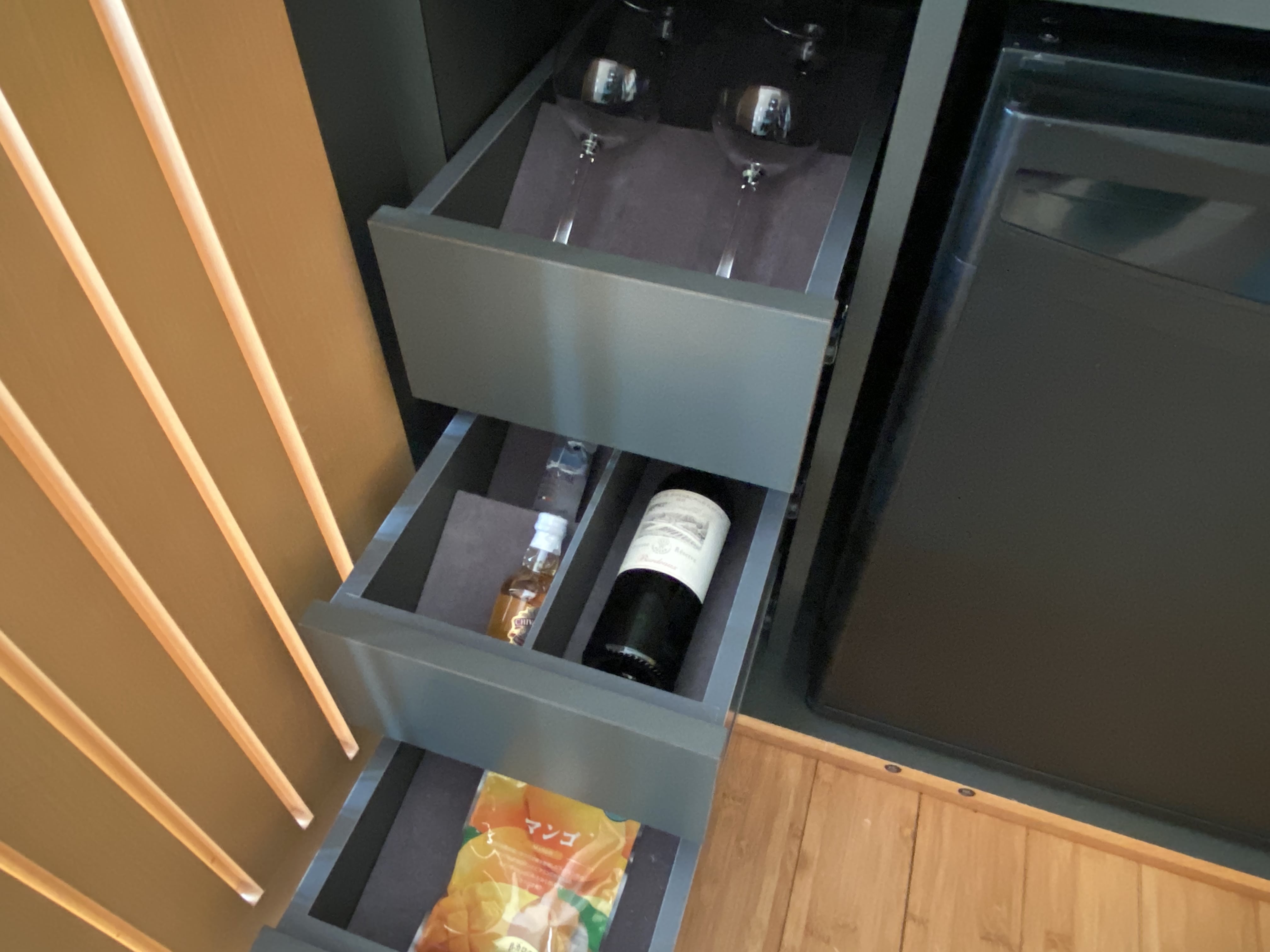 マンダリンオリエンタル東京,ミニバー