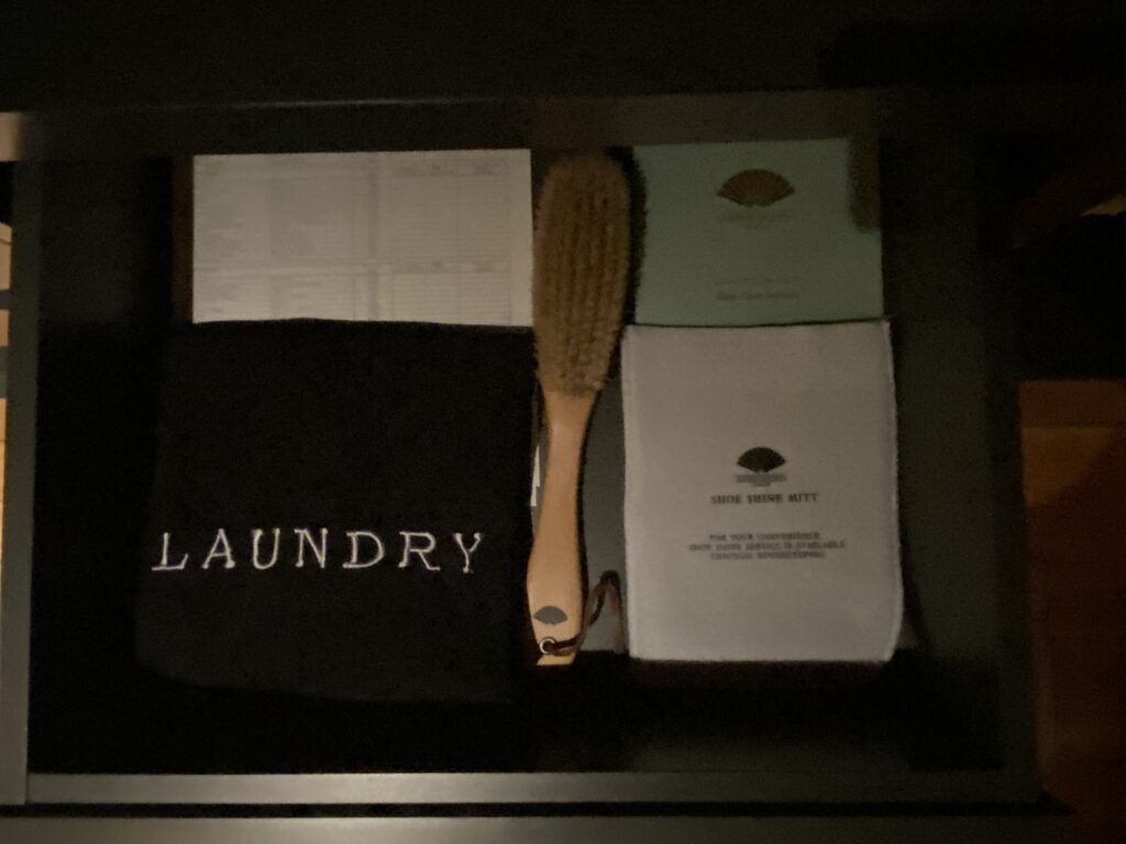 マンダリンオリエンタル東京,クローゼット