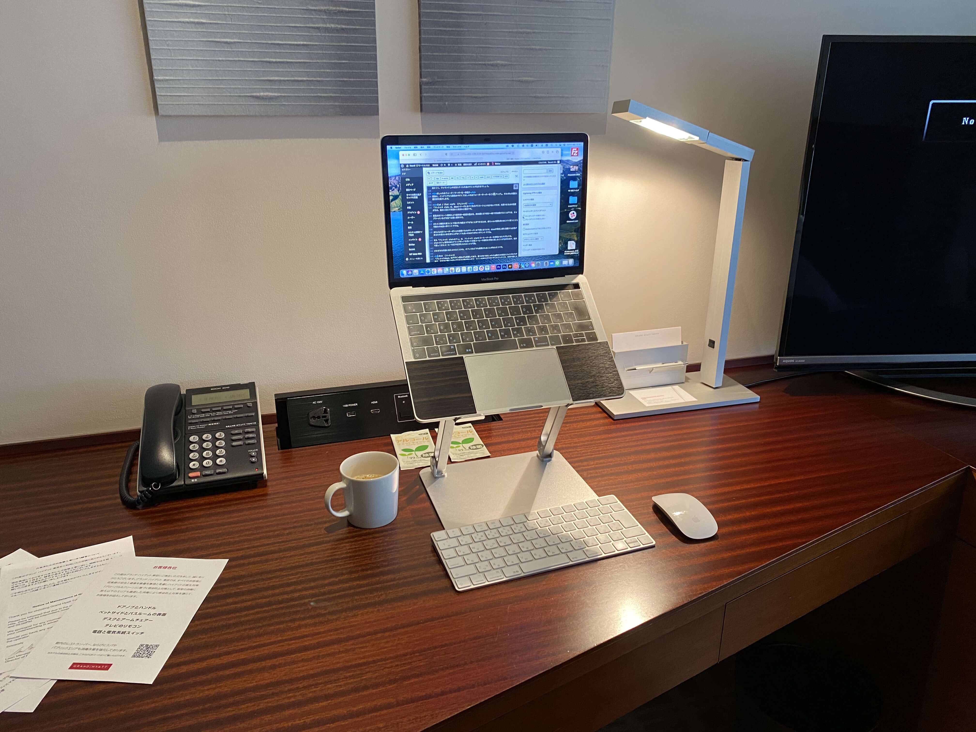 グランドハイアット東京 仕事風景